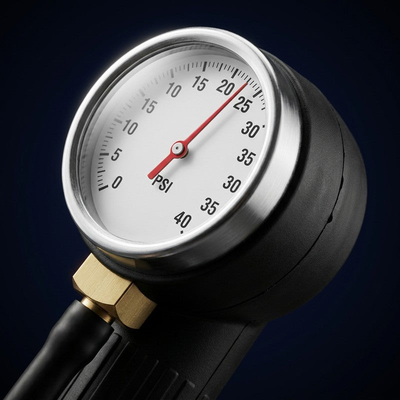 Pressure gauge close-up