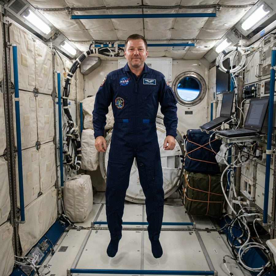 Astronaut in orbit